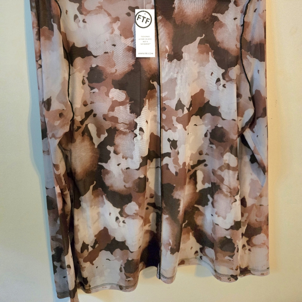 Fashion To Figure mesh shirt gray,black.
